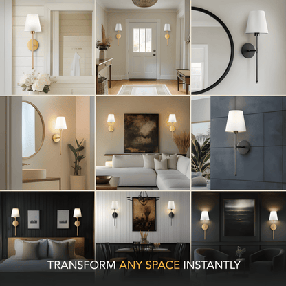 WIRELESS WALL SCONCES (SET OF 2)