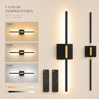 WIRELESS MODERN WALL LIGHTS (SET OF 2)