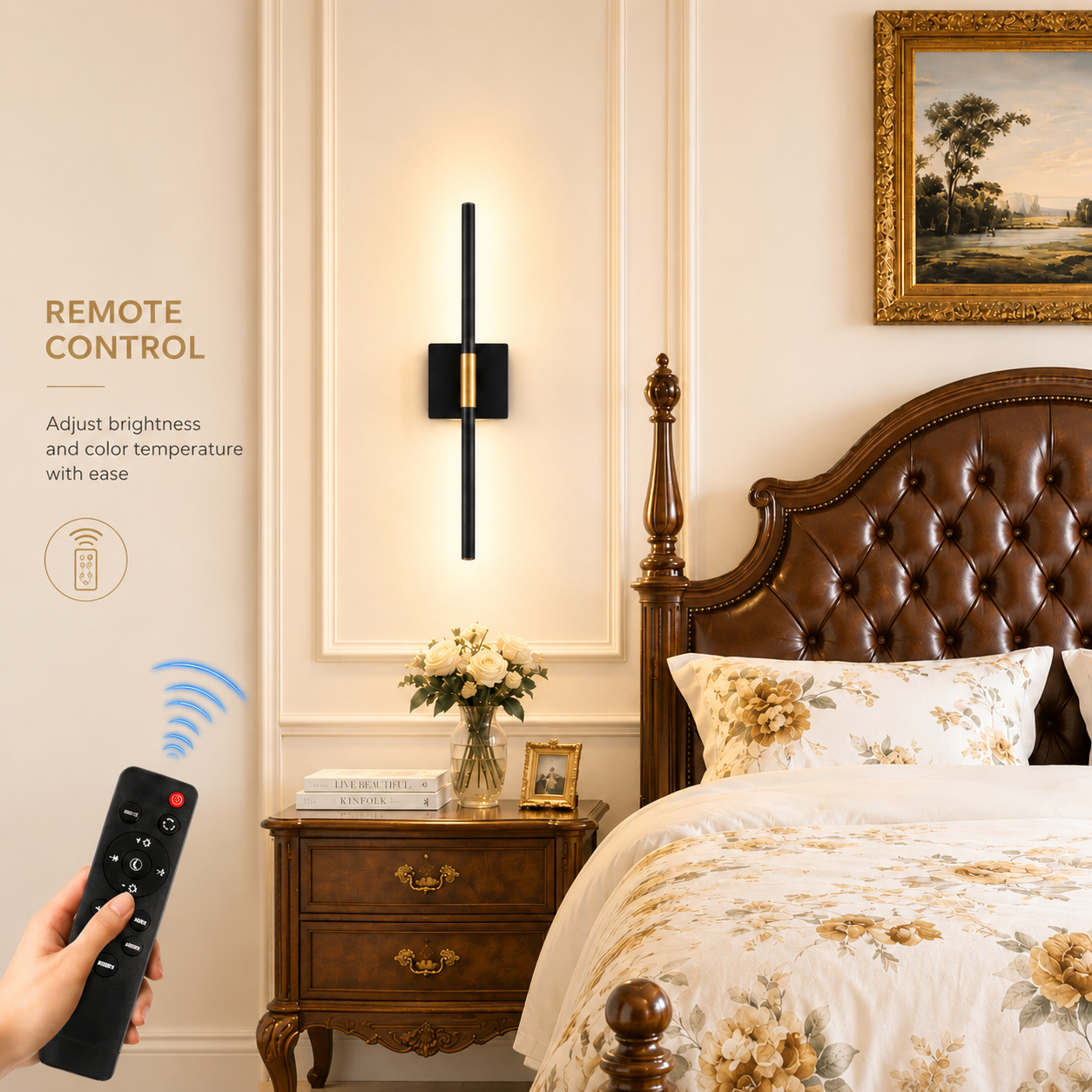 WIRELESS MODERN WALL LIGHTS (SET OF 2)