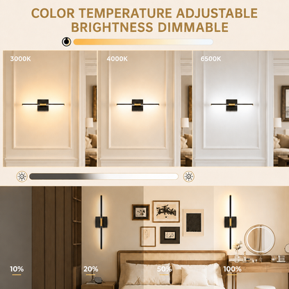 WIRELESS MODERN WALL LIGHTS (SET OF 2)