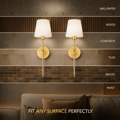 WIRELESS WALL SCONCES (SET OF 2)